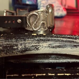 APPLE WATCHBAND/Native American/SS/SNAKE